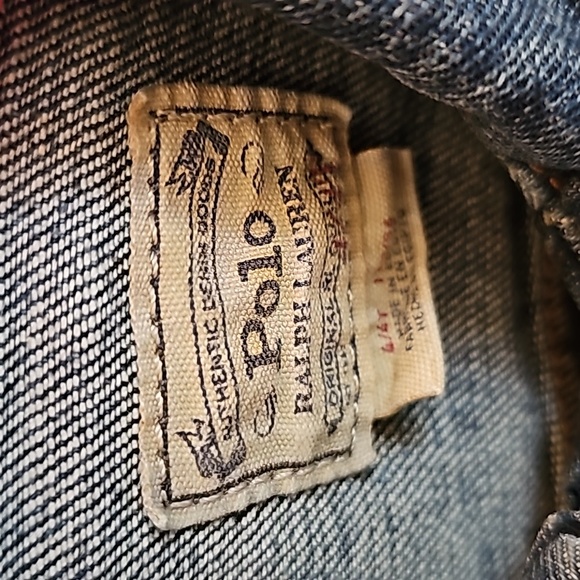 Girls RL denim jacket - Picture 2 of 4